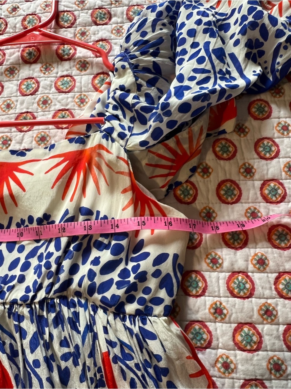 Farm Rio Afternoon Breeze Kaftan Midi Dress size medium RARE Retails $280 - Picture 8 of 8